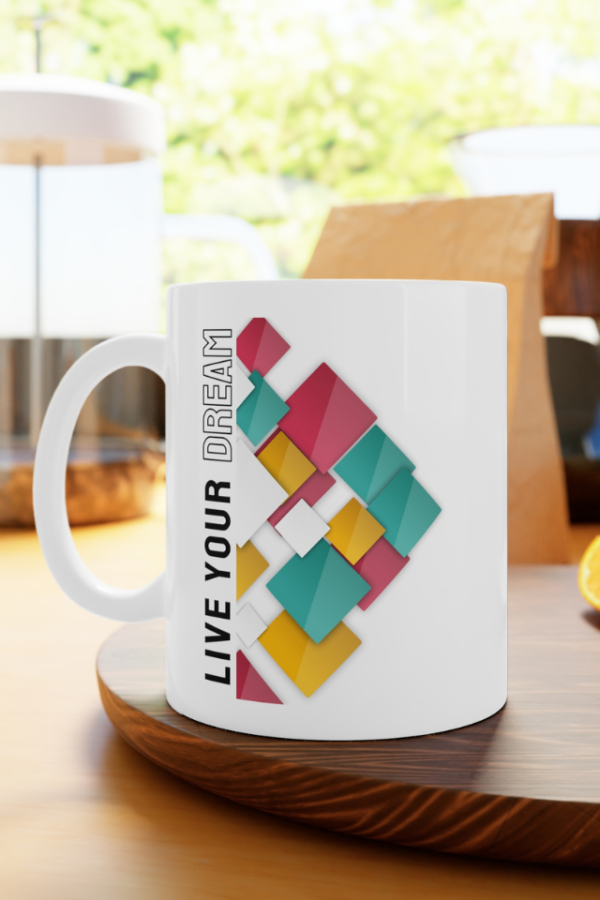 live your dream motivation mug