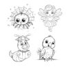 10 Coloring A4 PDF For Kids