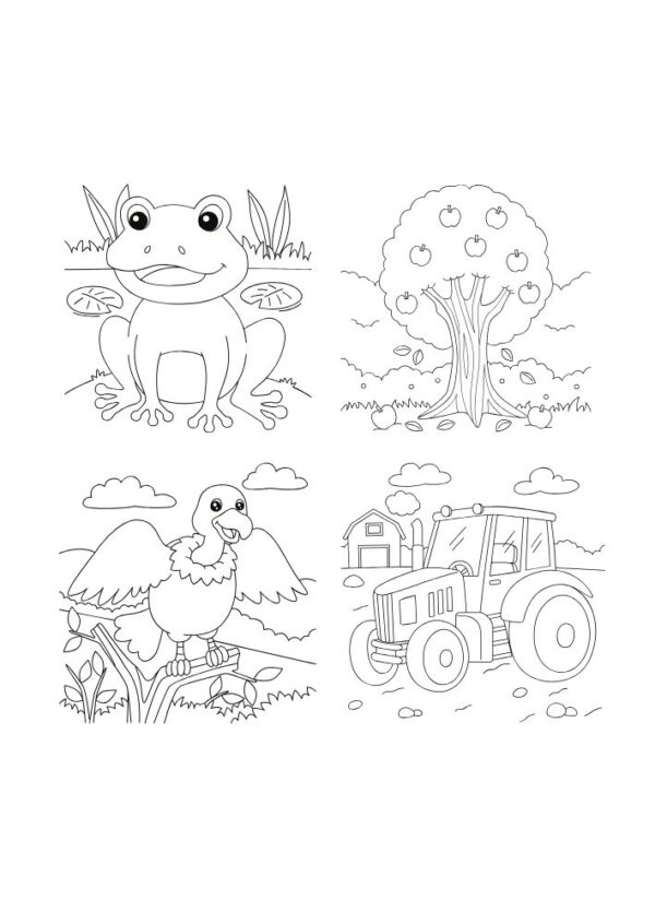 10 Coloring A4 PDF