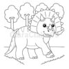 10 Dinosaurs Coloring PDF - Image 4