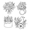 20 Unique Flower Coloring Pages