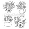 20 Unique Flower Coloring Pages - Image 5