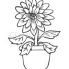 20 Unique Flower Coloring Pages - Image 4